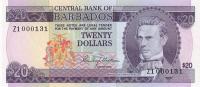 p34r from Barbados: 20 Dollars from 1973