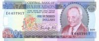 p41 from Barbados: 100 Dollars from 1986