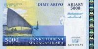 p94a from Madagascar: 5000 Ariary from 2008