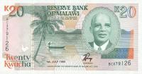p27 from Malawi: 20 Kwacha from 1993