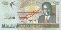 Gallery image for Malawi p32s: 20 Kwacha