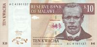 p37 from Malawi: 10 Kwacha from 1997