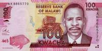 Gallery image for Malawi p59b: 100 Kwacha