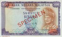 p5s from Malaysia: 100 Ringgit from 1967