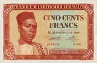 Gallery image for Mali p3: 500 Francs