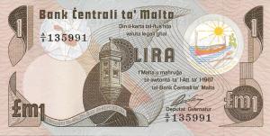 Gallery image for Malta p34a: 1 Lira