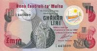 p36a from Malta: 10 Lira from 1979