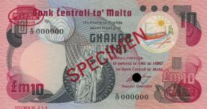 Gallery image for Malta p36s: 10 Lira