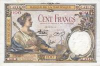 p13 from Martinique: 100 Francs from 1932