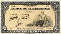 Gallery image for Martinique p17a: 25 Francs