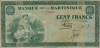 Gallery image for Martinique p19a: 100 Francs