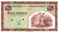 Gallery image for Martinique p21s: 1000 Francs