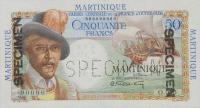 Gallery image for Martinique p30s: 50 Francs