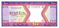 p4f from Mauritania: 100 Ouguiya from 1993