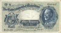 p20 from Mauritius: 5 Rupees from 1930