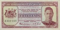 Gallery image for Mauritius p25b: 50 Cents