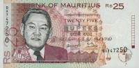 p42 from Mauritius: 25 Rupees from 1998