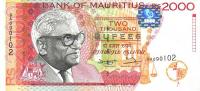p48 from Mauritius: 2000 Rupees from 1998