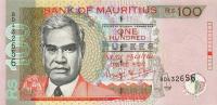 p51b from Mauritius: 100 Rupees from 2001