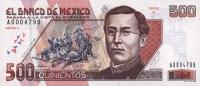 Gallery image for Mexico p104: 500 Nuevos Pesos