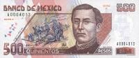 Gallery image for Mexico p110a: 500 Pesos