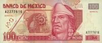 Gallery image for Mexico p118f: 100 Pesos