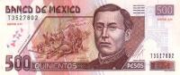 Gallery image for Mexico p120c: 500 Pesos
