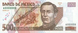 Gallery image for Mexico p120s: 500 Pesos