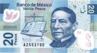 Gallery image for Mexico p122aa: 20 Pesos