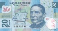 Gallery image for Mexico p122ac: 20 Pesos