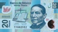 Gallery image for Mexico p122d: 20 Pesos