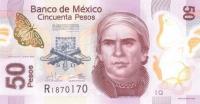 Gallery image for Mexico p123Aq: 50 Pesos