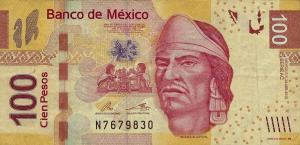 p124ac from Mexico: 100 Pesos from 2013