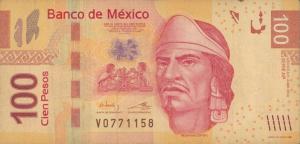 p124ap from Mexico: 100 Pesos from 2014