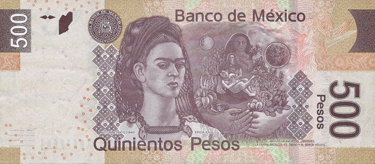 Back of Mexico p126ag: 500 Pesos from 2013