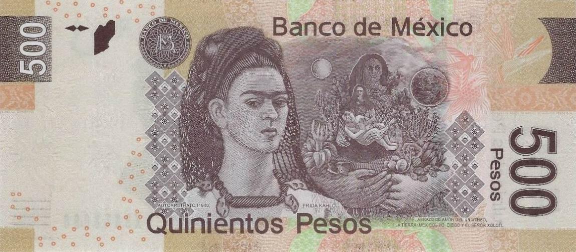 Back of Mexico p126bd: 500 Pesos from 2017