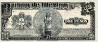 Gallery image for Mexico p19: 2 Pesos