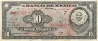 p35b from Mexico: 10 Pesos from 1940