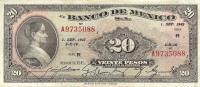 p40g from Mexico: 20 Pesos from 1943