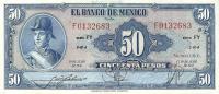 p49i from Mexico: 50 Pesos from 1957