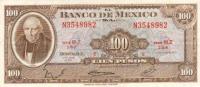 p61g from Mexico: 100 Pesos from 1972