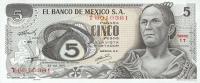 Gallery image for Mexico p62b: 5 Pesos