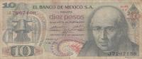 Gallery image for Mexico p63b: 10 Pesos