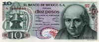Gallery image for Mexico p63i: 10 Pesos