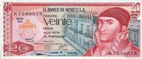 Gallery image for Mexico p64d: 20 Pesos