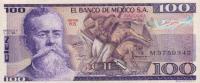 p68a from Mexico: 100 Pesos from 1978