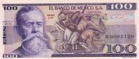 p68b from Mexico: 100 Pesos from 1979