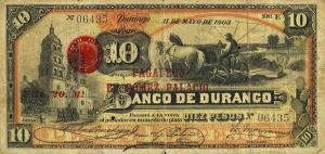 pS274e from Mexico: 10 Pesos from 1891