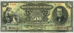 pS386b from Mexico: 500 Pesos from 1901