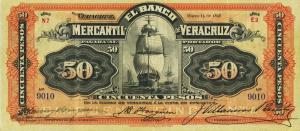 pS441a from Mexico: 50 Pesos from 1898